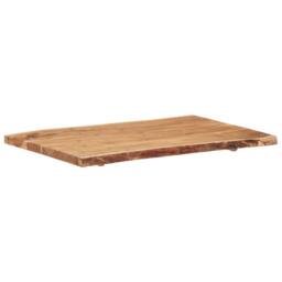 Berkfield Home Table Top Solid Acacia Wood 100x(50-60)x3.8 cm in Brown - thumbnail 8