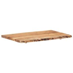 Berkfield Home Table Top Solid Acacia Wood 100x(50-60)x3.8 cm in Brown - thumbnail 9