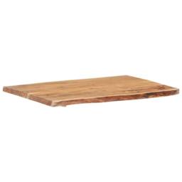 Berkfield Home Table Top Solid Acacia Wood 100x(50-60)x3.8 cm in Brown - thumbnail 7