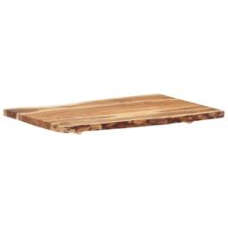 Berkfield Home Table Top Solid Acacia Wood 100x(50-60)x3.8 cm in Brown - thumbnail 5