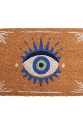 KDMD Natural All Seeing Eye Doormat in Brown - Size: 40 cm x 60 cm - thumbnail 3