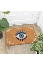 KDMD Natural All Seeing Eye Doormat in Brown - Size: 40 cm x 60 cm - thumbnail 4