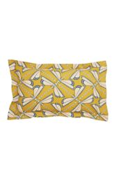 Scion 'Moon Flights' Cotton Duvet Cover Set in Mustard - Size: Super King - thumbnail 4
