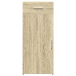 Berkfield Home Sideboard Sonoma Oak 40x42.5x93 cm Engineered Wood in Brown - thumbnail 4