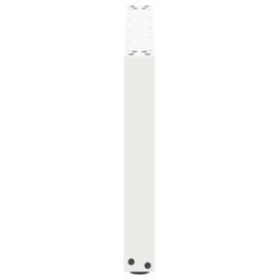 Berkfield Home Coffee Table Legs U-Shaped 2 pcs White 70x(42-43) cm Steel - thumbnail 6