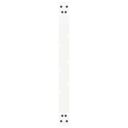 Berkfield Home Coffee Table Legs U-Shaped 2 pcs White 70x(42-43) cm Steel - thumbnail 7