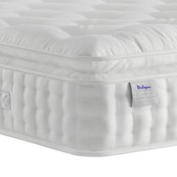 Relyon Luxury Silk 2850 Pillow Top Mattress in White - Size: Double