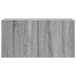 Berkfield Home Classic 4 Piece TV Cabinet Set Grey Sonoma Engineered Wood - thumbnail 6