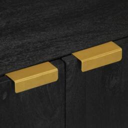 Berkfield Home Modern Bathroom Sink Cabinet Black 62x33x58 cm Engineered Wood - Size: 62 x 33 x 58 cm - thumbnail 7