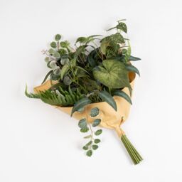 Scottish Everlastings Ltd 58cm Mixed leaves Bouquet in Green - thumbnail 2