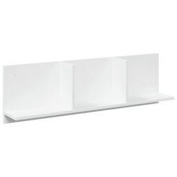 Berkfield Home Wall Cabinet 100x16.5x30 cm White Engineered Wood - thumbnail 2