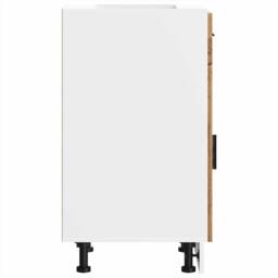 Berkfield Home Kitchen Base Cabinet¬†Porto Old Wood Engineered Wood in Brown - thumbnail 6