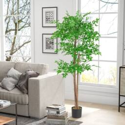 Kelvenix 160 CM Artificial Bamboo Tree in Green - Size: 0.6m2 - thumbnail 5