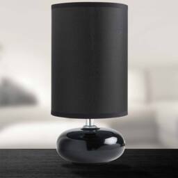Voltico Pebble Table Lamp Assorted Colours in Black - thumbnail 2