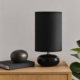 Voltico Pebble Table Lamp Assorted Colours in Black - thumbnail 1