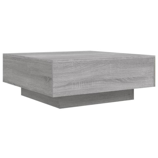 Berkfield Home Coffee Table Grey Sonoma 80x80x31 cm Engineered Wood - Size: 80 x 80 x 31 cm - image 1