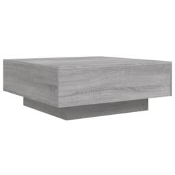 Berkfield Home Coffee Table Grey Sonoma 80x80x31 cm Engineered Wood - Size: 80 x 80 x 31 cm - thumbnail 1