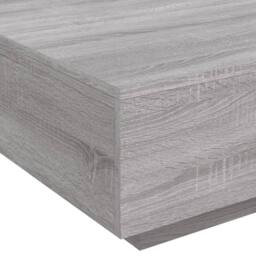Berkfield Home Coffee Table Grey Sonoma 80x80x31 cm Engineered Wood - Size: 80 x 80 x 31 cm - thumbnail 8