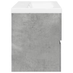 Berkfield Home Durable 2 Piece Bathroom Furniture Set Concrete Grey Engineered Wood - thumbnail 5