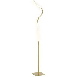 HOMCOM LED Floor Lamp, Standing Lamp with3 Adjustable Brightness Gold Tone - thumbnail 2