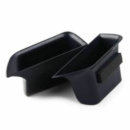 Ventryn 2 Pack Front Door Armrest Storage Box For XF 2008-2015 in Black - thumbnail 1