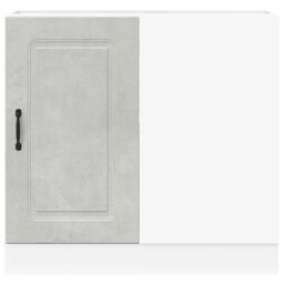 Berkfield Home Kitchen Base Cabinet Kalmar Concrete Grey Engineered Wood - thumbnail 5