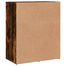 Berkfield Home Sideboard Smoked Oak 60x31x70 cm Engineered Wood in Brown - Size: 60 x 31 x 70 cm - thumbnail 7