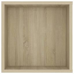 Berkfield Home Wall-Mounted TV Cabinet Sonoma Oak 102x35x35 cm Engineered Wood in Brown - Size: 102 x 35 x 35 cm - thumbnail 5