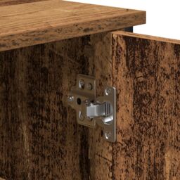 Berkfield Home Sideboard Old Wood 100x35x75 cm Engineered Wood in Brown - Size: 100 x 35 x 75 cm - thumbnail 7
