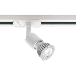 Nordlux Modern Indoor Track Spot Light White Metal GU10 Adjustable Head - Mains Powered, IP20 - thumbnail 1