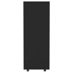 Berkfield Home Wardrobe Black 80x40x110 cm Engineered Wood - Size: 80 x 40 x 110 cm - thumbnail 6