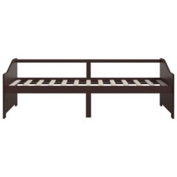Berkfield Home 3-Seater Day Bed Dark Brown Solid Pinewood 90x200 cm - thumbnail 4