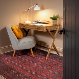 Kukoon Large Area Rugs for Living Room Washable & Non Slip in Crimson - Size: 240 cm x 330 cm - thumbnail 4