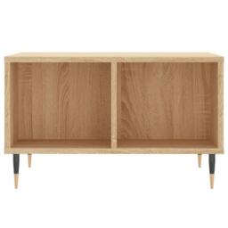 Berkfield Home Coffee Table Sonoma Oak 60x50x36.5 cm Engineered Wood in Brown - thumbnail 4