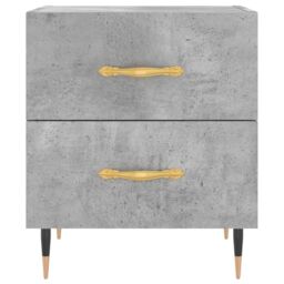 Berkfield Home Bedside Cabinets 2 pcs Concrete Grey 40x35x47.5 cm Engineered Wood - thumbnail 6