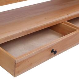 Berkfield Home TV Cabinet 115x30x40 cm Solid Mahogany Wood in Brown - Size: 115 x 30 x 40 cm - thumbnail 7