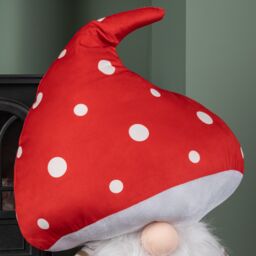 Samuel Alexander 60cm Red Soft Festive Funghi Trumpet Mushroom Gonk Decoration - thumbnail 3