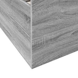 Berkfield Home Bed Frame w/Drawers Frame Grey Sonoma 150x200 cm King Size - thumbnail 8