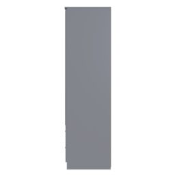 Ready Assembled 2 U Trent 2 Door 2 Drawer Mirrored Robe (Ready Assembled) in Dark Grey - Size: Large - thumbnail 3