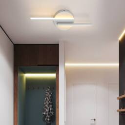 Pheashine Modern White LED Wall Sconce, 16W 3000K Modern Linear Wall Light, 44cm - thumbnail 6