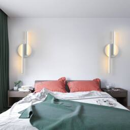 Pheashine Modern White LED Wall Sconce, 16W 3000K Modern Linear Wall Light, 44cm - thumbnail 7
