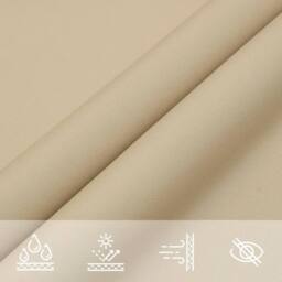 Berkfield Home Sunshade Sail Oxford Fabric Triangular 3.5x3.5x4.9 m Beige - thumbnail 4