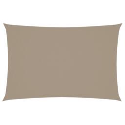 Berkfield Home Sunshade Sail Oxford Fabric Rectangular 2x4 m Taupe in Beige - thumbnail 1