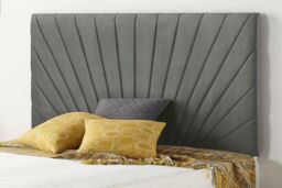 Somnior Platinum Divan Bed Base With 4 Drawers & Headboard Linen in Dark Grey - Size: Small Double - thumbnail 2