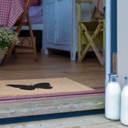 Artsy Mats Butterfly Doormat - Regular 60x40cm in Black - Size: 40 cm x 60 cm - thumbnail 3