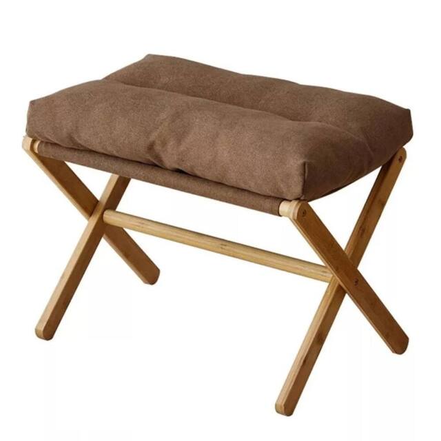 SPETLEK Foldable UnderDesk Footstool Chair coffee in Brown - Size: 0.6m2 - image 1