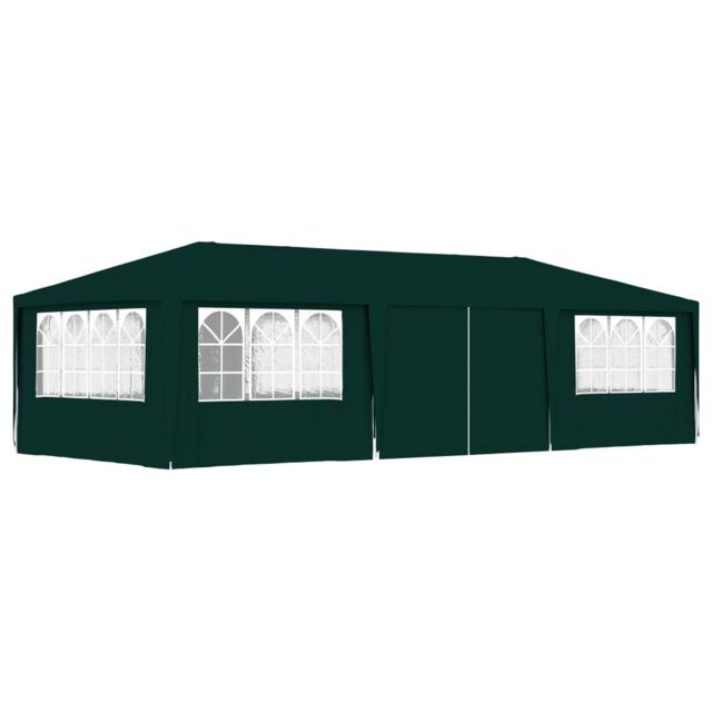 Berkfield Home Professional Party Tent with Side Walls 4x9 m Green 90 g/m? - image 1