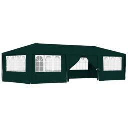 Berkfield Home Professional Party Tent with Side Walls 4x9 m Green 90 g/m? - thumbnail 2