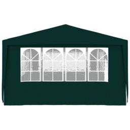 Berkfield Home Professional Party Tent with Side Walls 4x9 m Green 90 g/m? - thumbnail 4