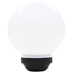 Berkfield Home Outdoor Solar Lamps 6 pcs LED Spherical 20 cm RGB in White - thumbnail 9